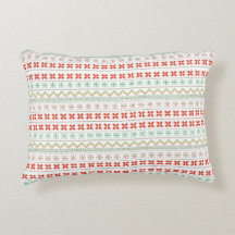 Green-Yellow-Red Pixel knit Pattern