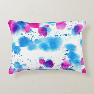 Coussins Décoratifs Grunge Taches Aquarelle Texture