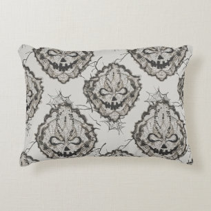 Coussins Décoratifs Halloween Black Lace Spiderweb Blanche &
