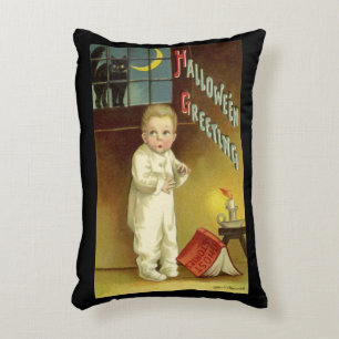 Coussins Décoratifs Halloween vintage par Ellen Clapsaddle, Histoire d