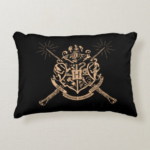 Coussins Décoratifs Harry Potter Hogwarts Crossed Wands Crest