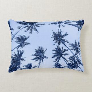Coussins Décoratifs Hauts palmiers, ciel bleu clair.