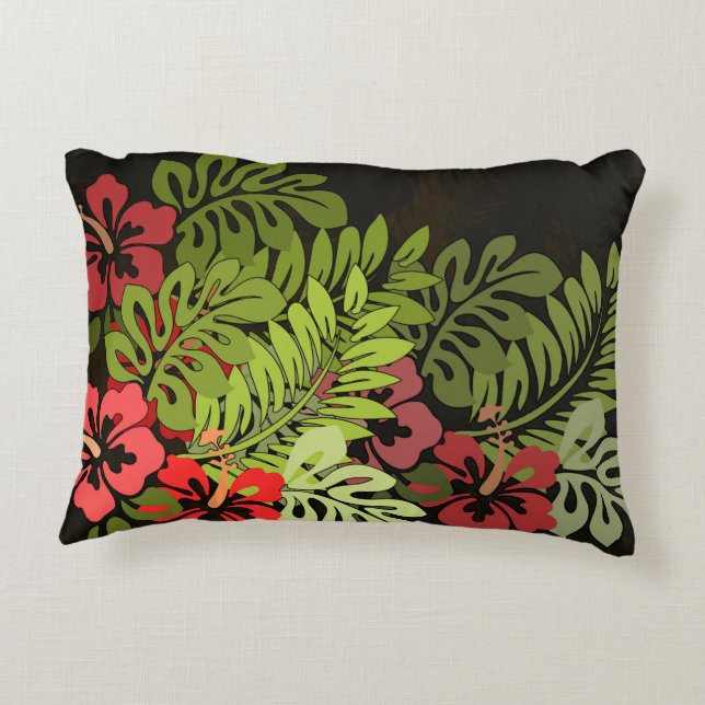 Coussins Décoratifs Hawaii Aloha Flower Art Print (Dos)