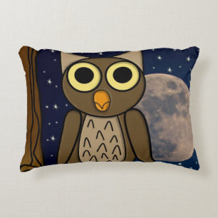 Coussins Décoratifs Hibou nocturne