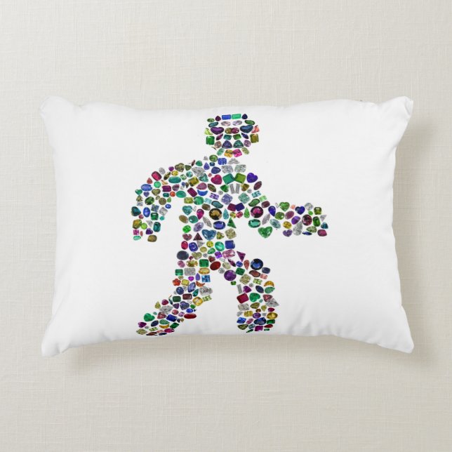 Coussins Décoratifs Hommes en mouvement (Devant)