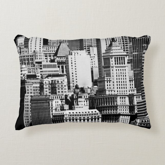 Coussins Décoratifs Horizon IX de NYC (Devant)