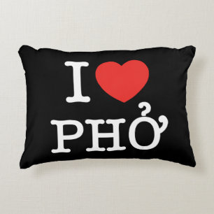 Coussins Décoratifs I Heart (Amour) Pho