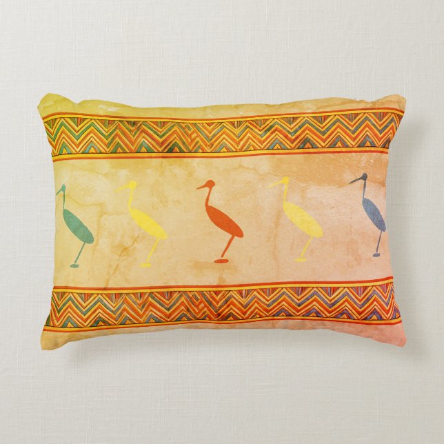 Coussins Décoratifs ibis égyptien (Devant)
