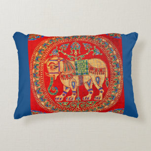Coussins Décoratifs imprimé d'éléphants est-indiens