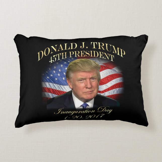 Coussins Décoratifs Inauguration du Président Donald Trump (Devant)
