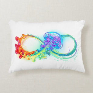 Coussins Décoratifs Infinity avec Rainbow Jellyfish
