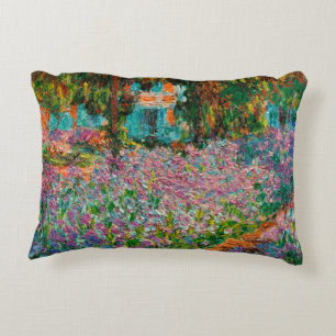 Coussins Décoratifs Iris Jardin Monet Giverny fleurs