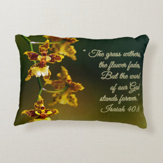 Coussins Décoratifs Isaïe 40:8 Inspirationnel