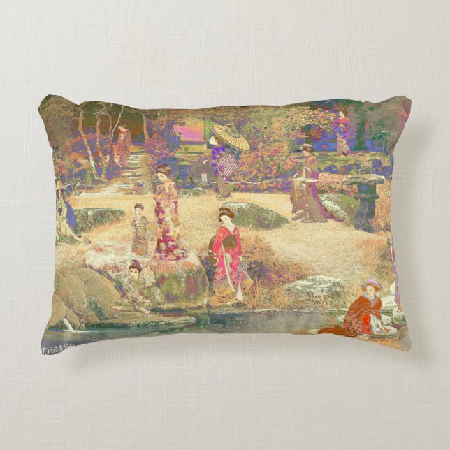 Coussins Décoratifs Japanese Garden II / Washed Edition (Devant)