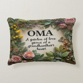 Coussins Décoratifs "Jardin d'amour pousse d'OMA