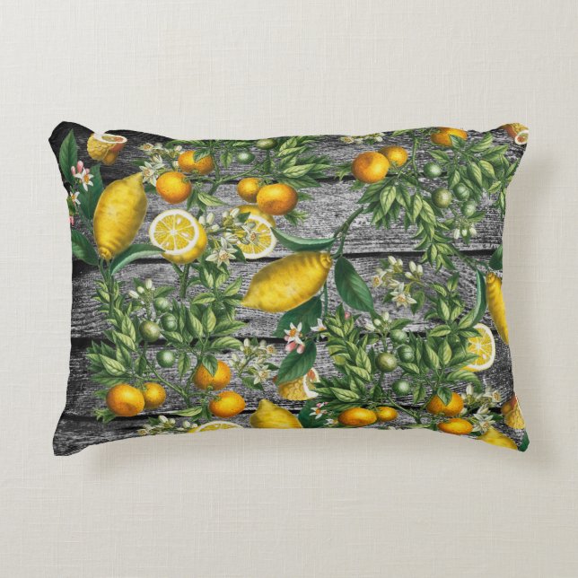 Coussins Décoratifs Jardin rustique d'agrumes (Devant)