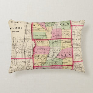 Coussins Décoratifs Jefferson, Franklin, comtés de Williamson