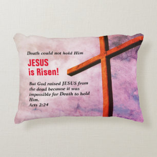 Coussins Décoratifs JÉSUS EST REMENÉ Pâques chrétiennes