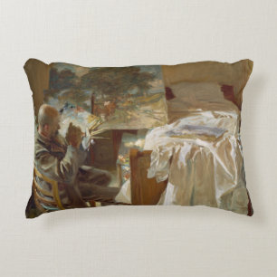 Coussins Décoratifs John Singer Sargent - Un artiste dans son studio