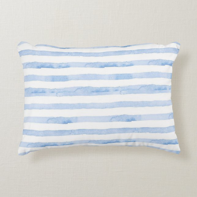 Coussins Décoratifs Joli Motif blanc rayé (Devant)