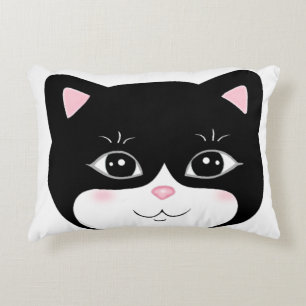 Coussins Décoratifs Joli Tuxedo Chat Face
