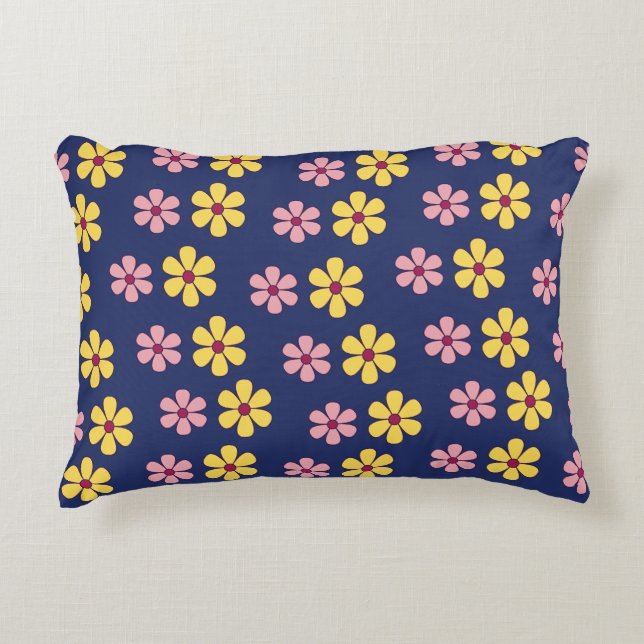 Coussins Décoratifs Jolie petite fleurs motif (Devant)