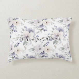 Coussins Décoratifs Jolies Fleurs Violettes