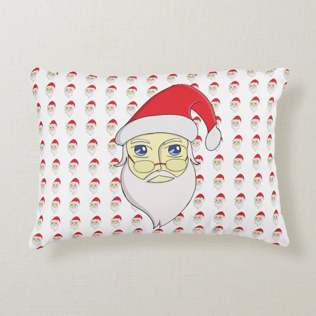 Coussins Décoratifs Joyeux Noël Père Noël (Devant)