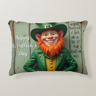 Coussins Décoratifs Joyeux Saint Patrick's Day Leprechaun