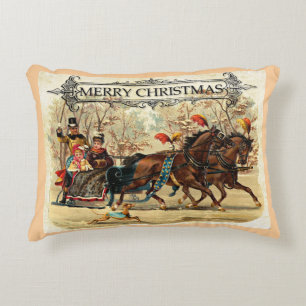 Coussins Décoratifs Joyeux voeux Noël
