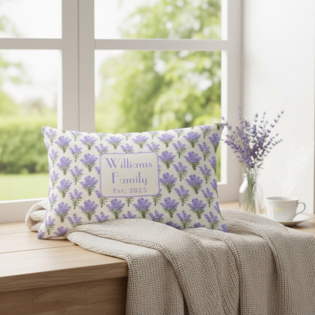 Coussins Décoratifs Jumelages Lavender personnalisés (Créateur téléchargé)