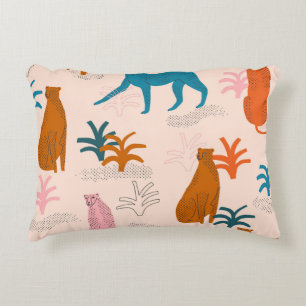 Coussins Décoratifs Jungle Cheetah : Funky Motif Tropical.