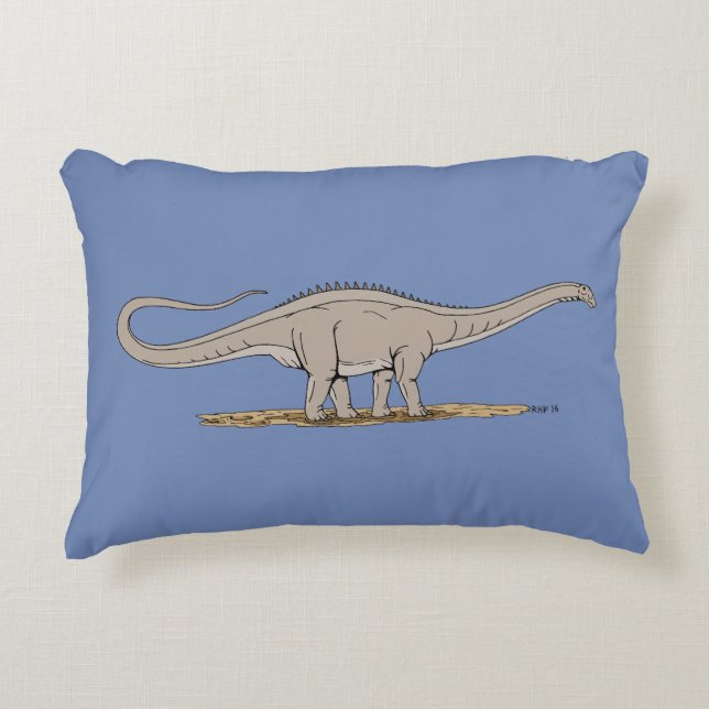 Coussins Décoratifs Jurassique Dinosaure Apatosaurus (Devant)