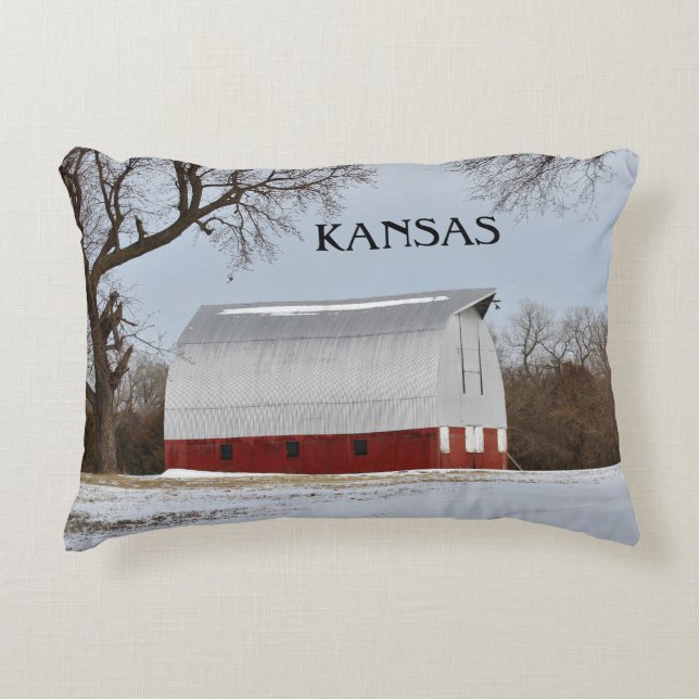 Coussins Décoratifs Kansas Red Barn (Devant)