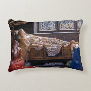 Coussins Décoratifs La Belle au bois dormant, vers 1921 par John Colli