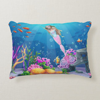 Coussins Décoratifs La Sirène Poupée Mondiale Fameuse