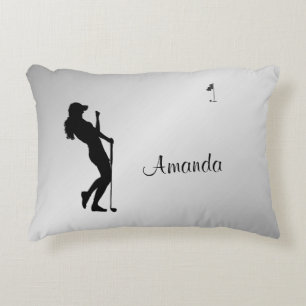 Coussins Décoratifs Ladies Golfer Personal