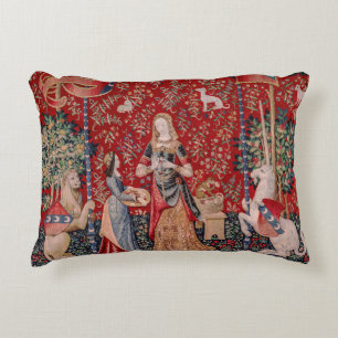 Coussins Décoratifs Lady and Unicorn Medieval Tapestry Smell