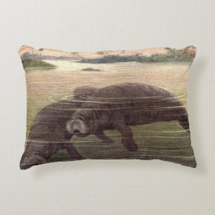 Coussins Décoratifs Lamantins ou vaches marines, mammifères marins
