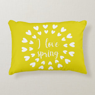 Coussins Décoratifs L'Amour du Printemps, Petits Coeurs