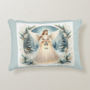 Coussins Décoratifs Lanterne angélique céleste de l'espoir hivernal
