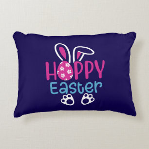 Coussins Décoratifs Lapin de Pâques Œuf Mignon Design de Printemps