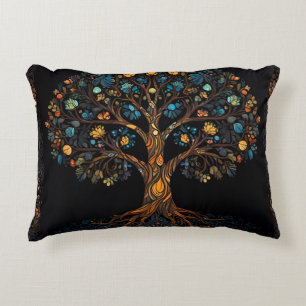 Coussins Décoratifs L'Arbre En Mosaïque Enchantée