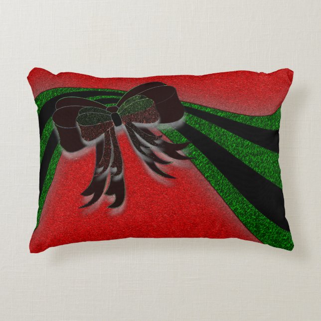 Coussins Décoratifs Le Bow de Noël - (Devant)