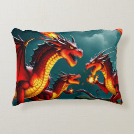 Coussins Décoratifs Le feu du dragon