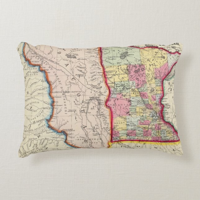 Coussins Décoratifs Le Minnesota, et Dacotah (Devant)