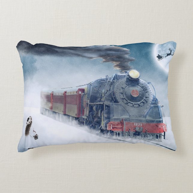 Coussins Décoratifs Le Steamline de père Noël (Devant)