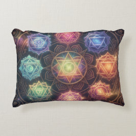 Coussins Décoratifs Les 7 chakras.