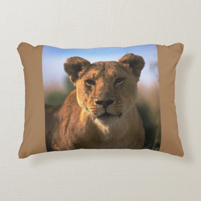 Coussins Décoratifs Les amateurs de lionnes Jungle (Devant)