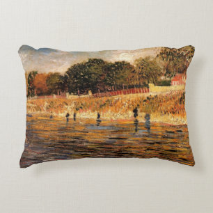 Coussins Décoratifs Les berges de la Seine par Vincent van Gogh
